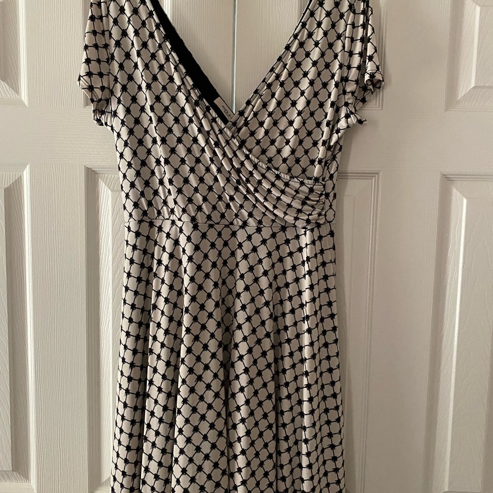 Faux wrap dress